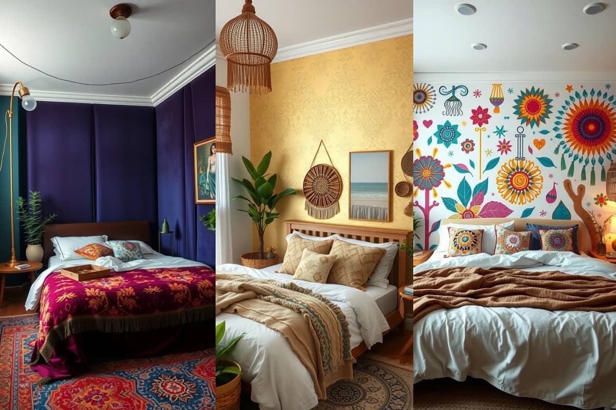 Boho Bedroom Accent Walls