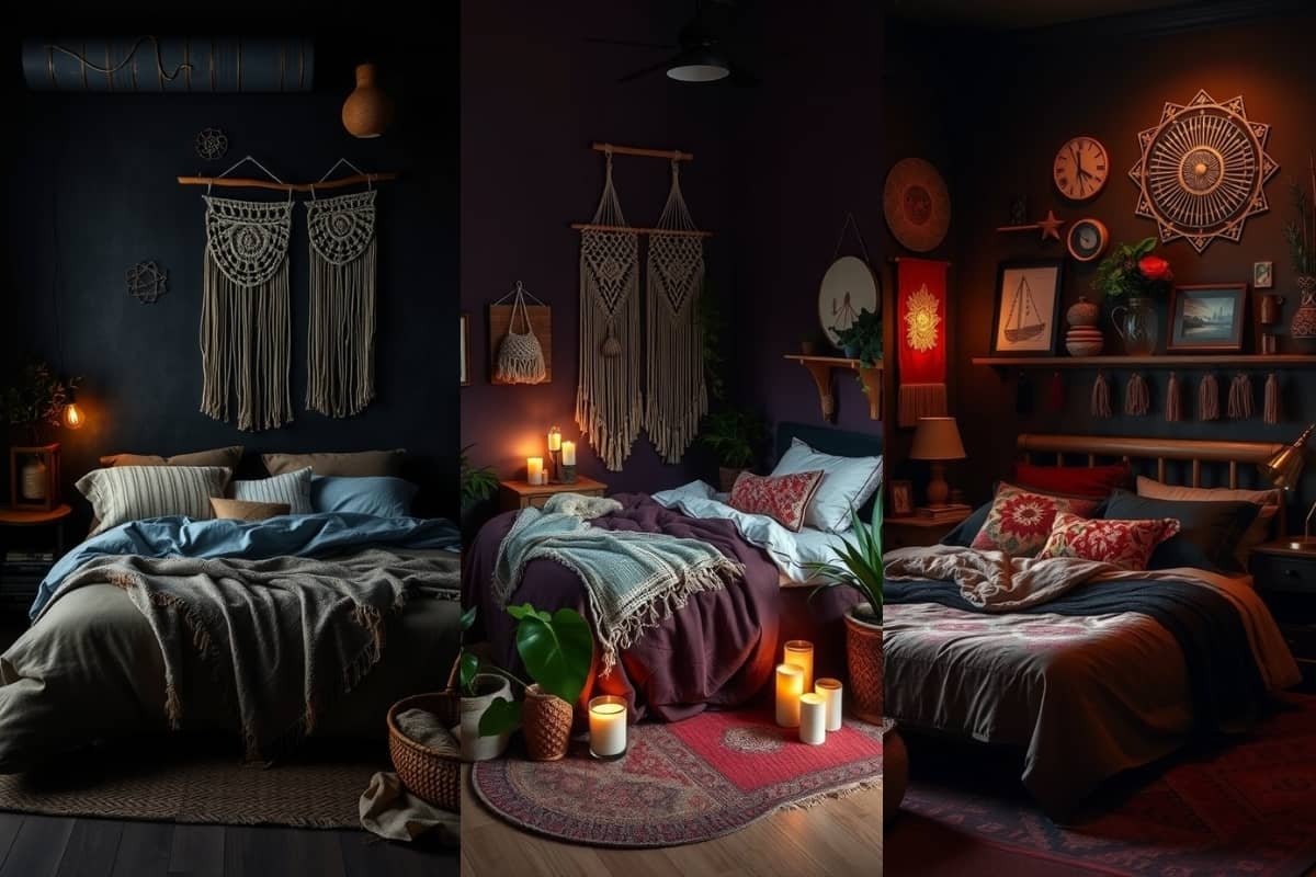 Dark Boho Bedroom Ideas