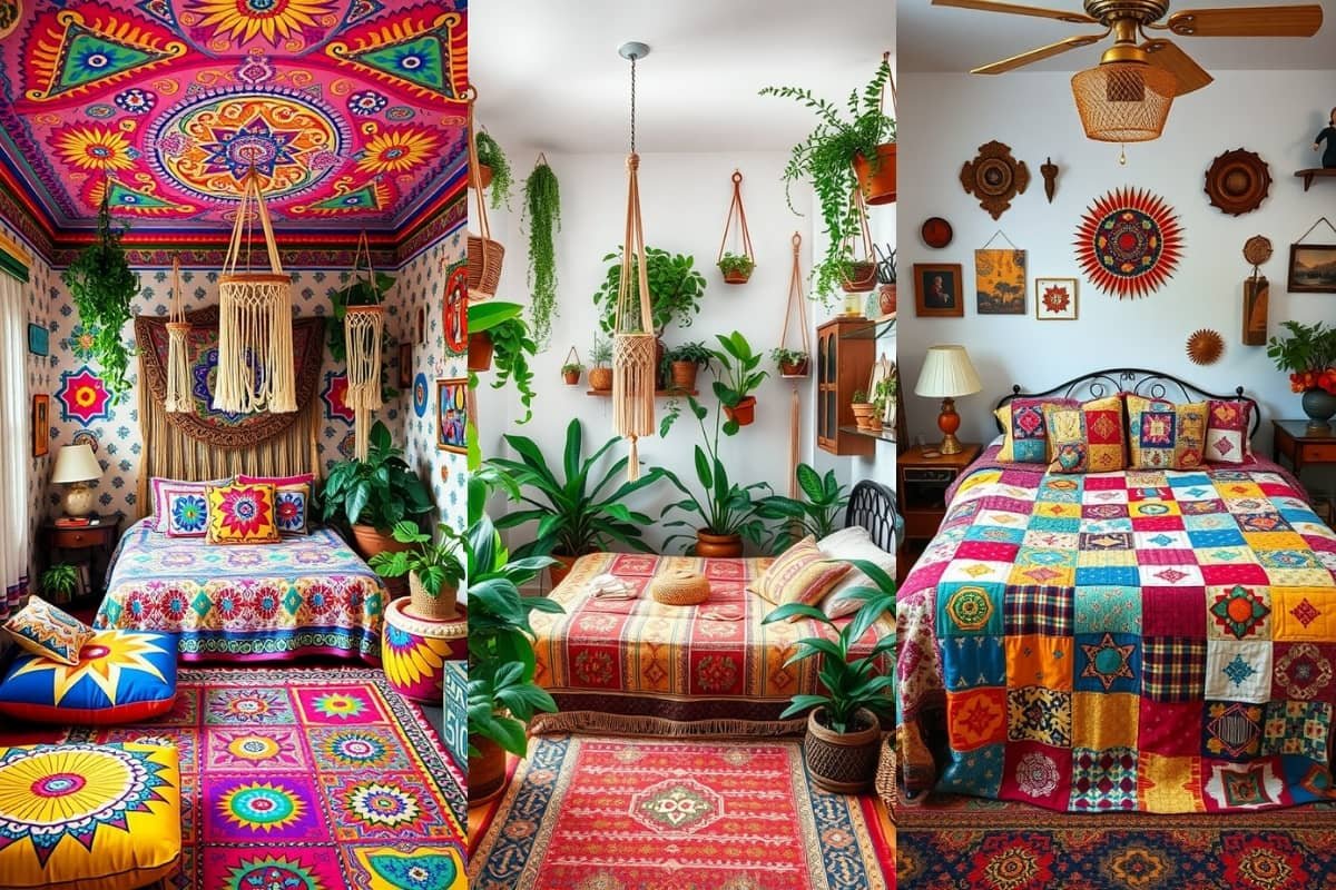 Rad 1970s Boho Style Bedrooms