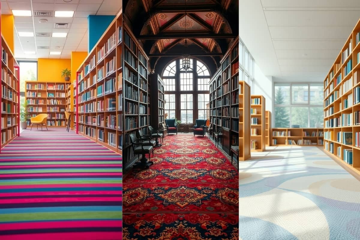 Elegant Rug Ideas to Transform Your Library Space