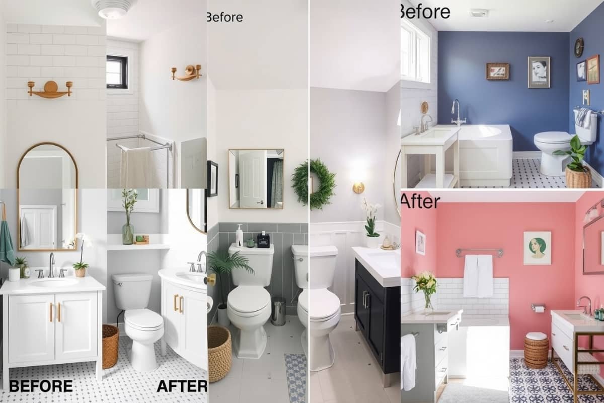 Inspiring Bathroom Makeovers Before and After