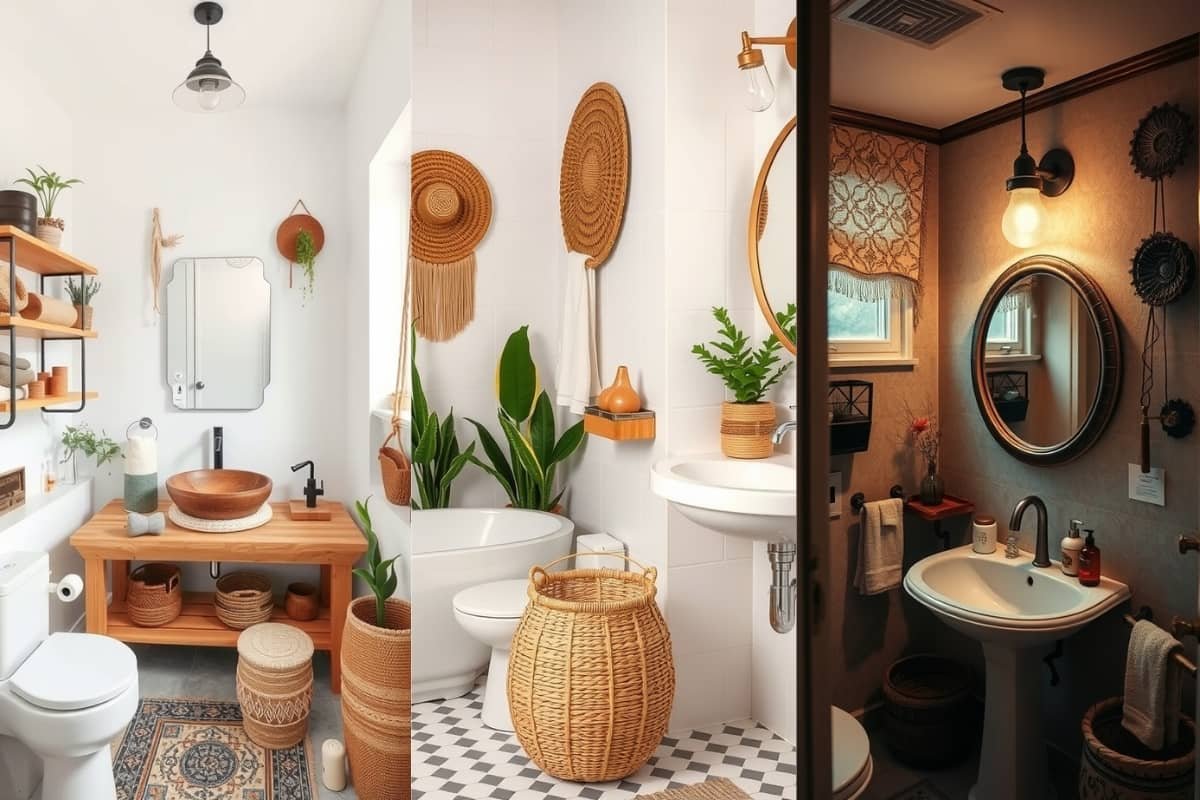 Inspiring Boho Bathroom Decor Ideas