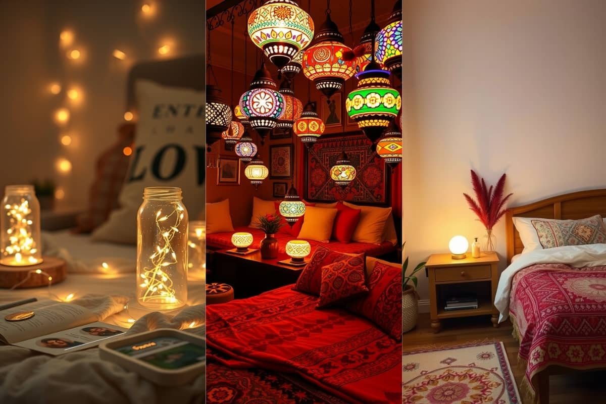 Stunning Boho Bedroom Lighting Ideas