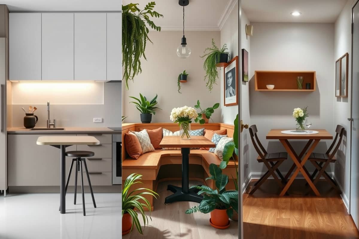 Stylish Compact Dining Nooks for Small Homes