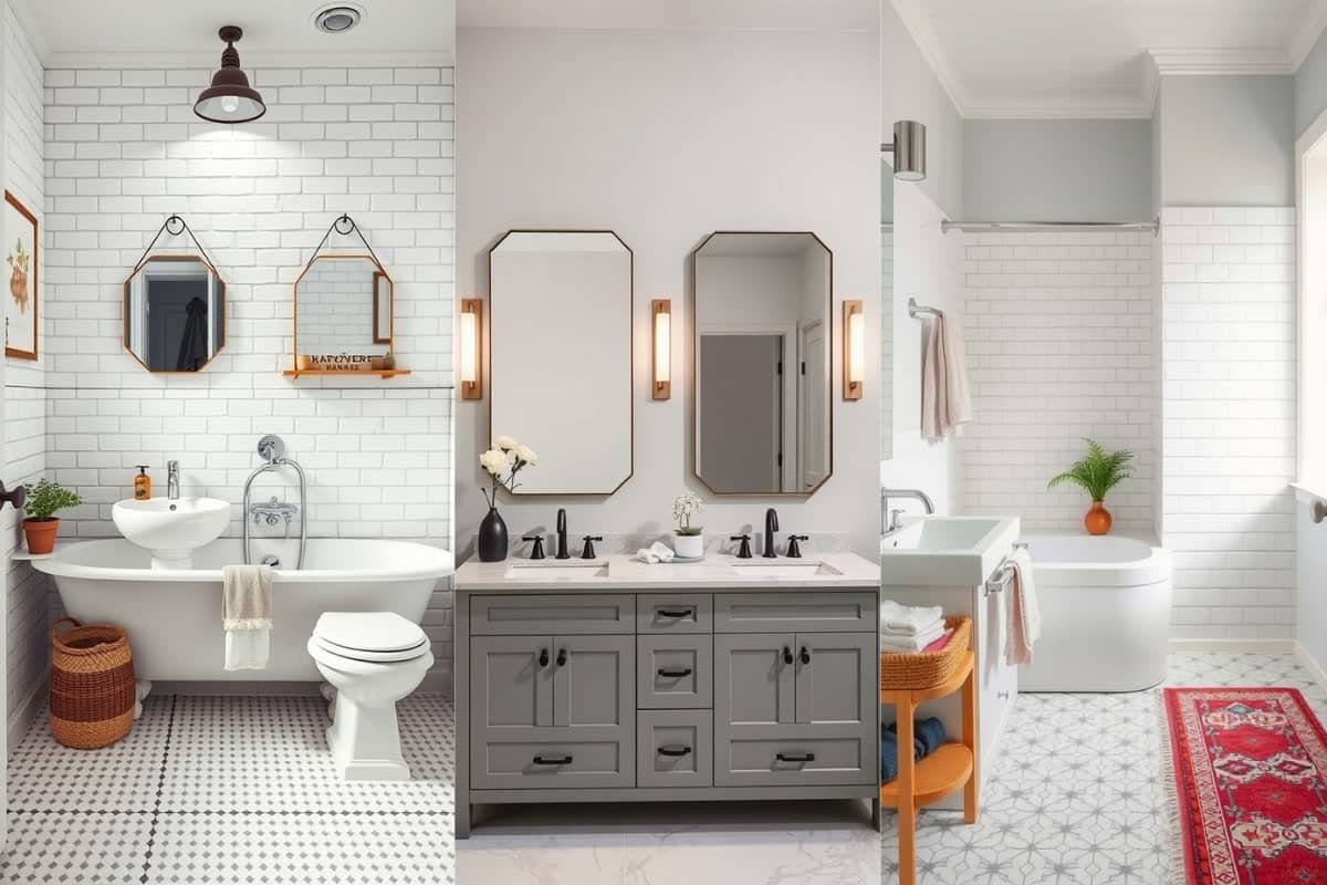 Timeless Gray and White Bathroom Ideas